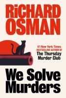 Book cover for We solve murders by Richard Osman
